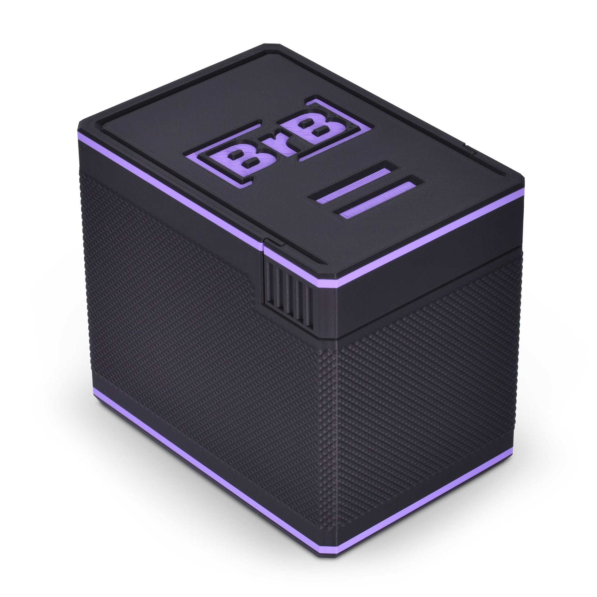 Sonar Purple MTG Commander Deckbox XL — front hero view