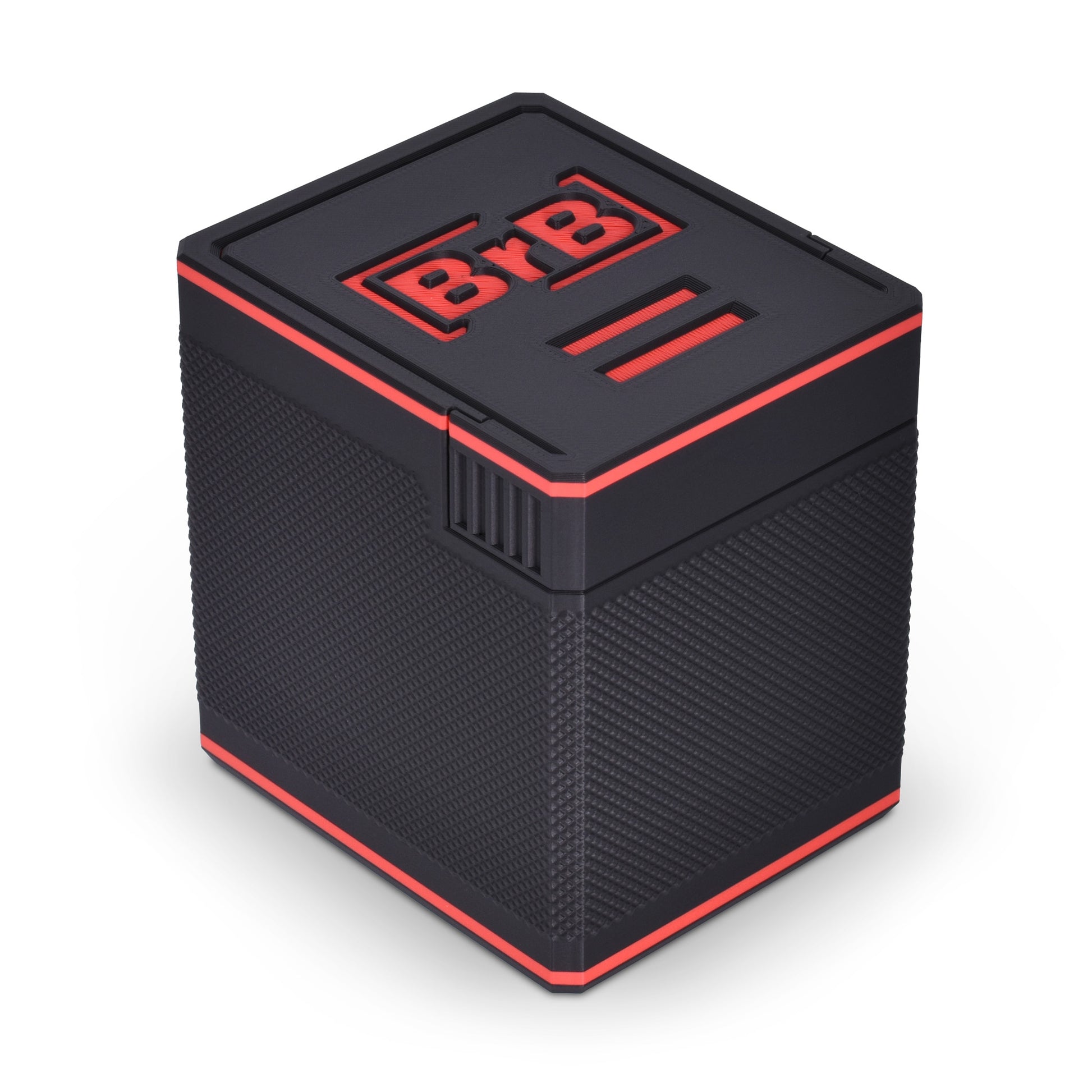 Bullseye Red MTG Commander deck box — front hero view