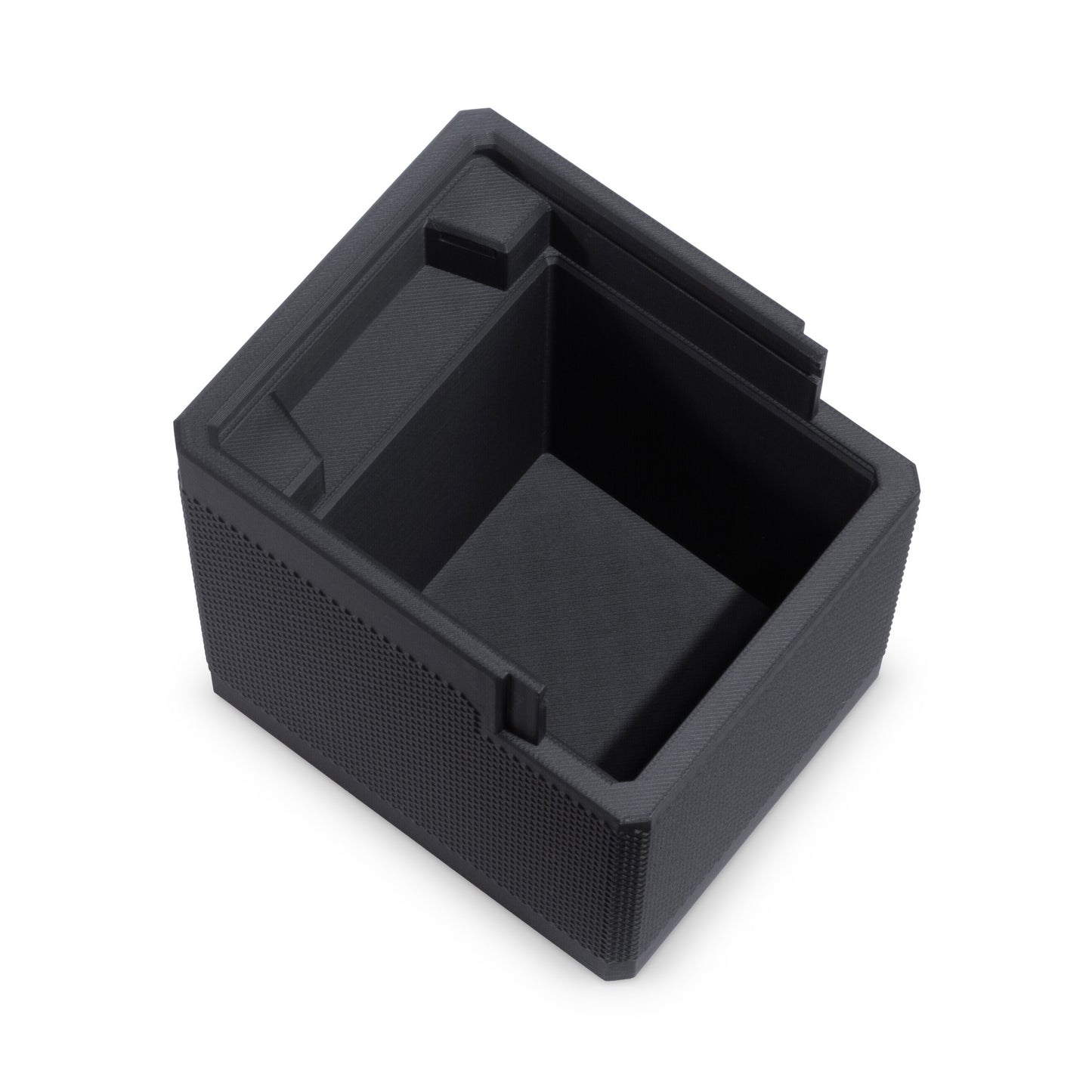 Blackout MTG Commander deck box with MagLock lid partially open